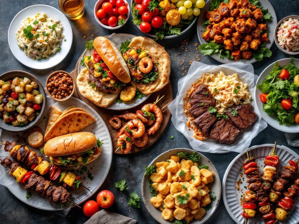 barbeque selection